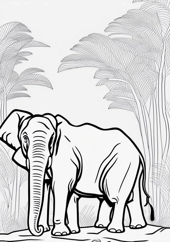 Elephants Hosting Cryptocurrency Meetups Coloring Pages