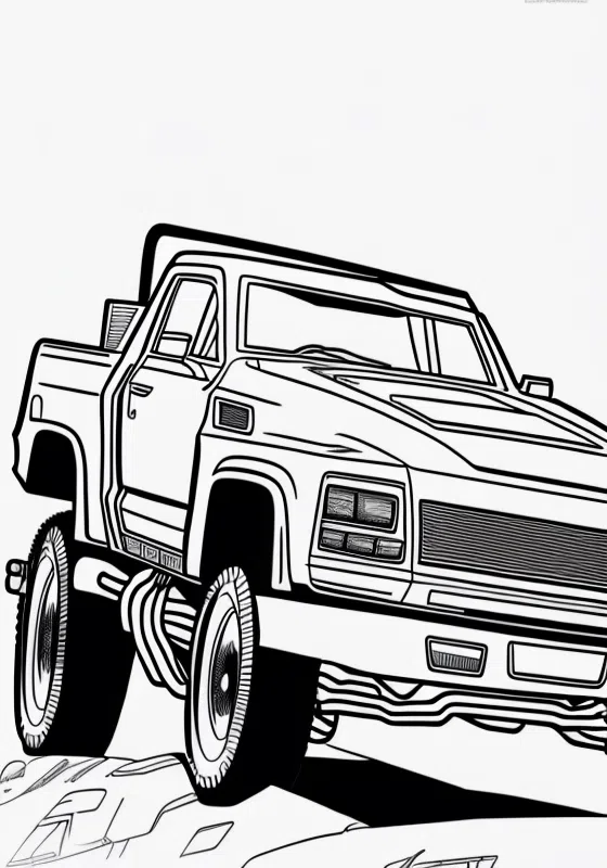 Transformers Mudflap SUV Coloring Pages