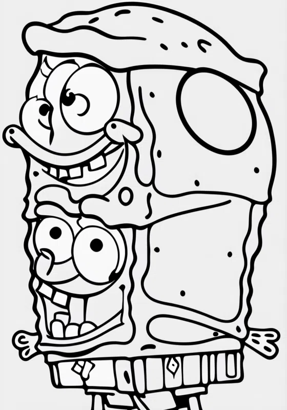 SpongeBob SquarePants Jellyfish Dance Coloring Pages