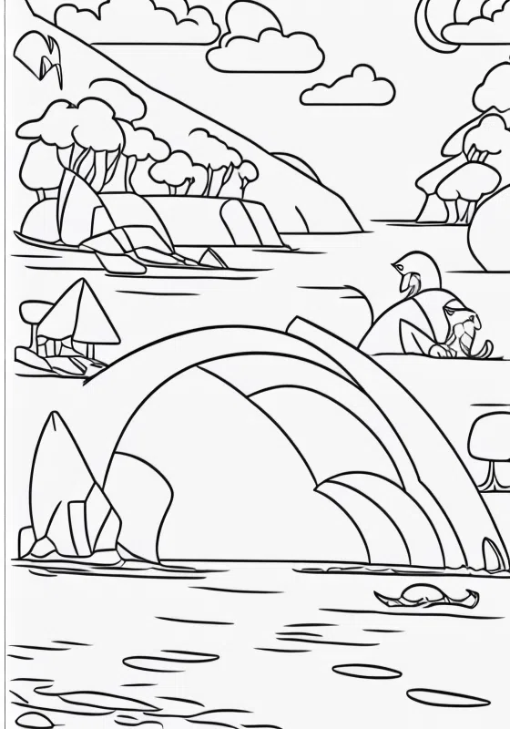 Cape fox and Coastal Climes Coloring Pages