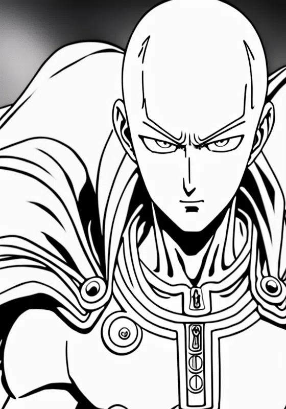 One Punch Man one punch wonder Coloring Pages