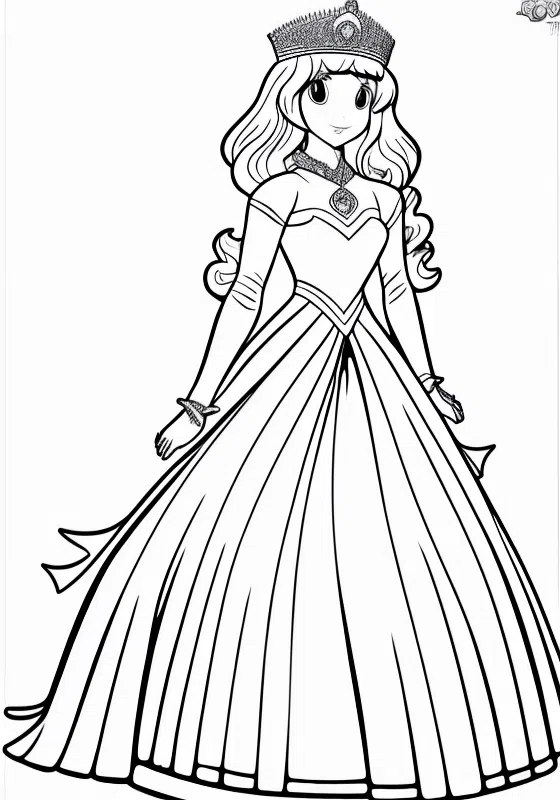 Peach's Knightly Ono Coloring Pages