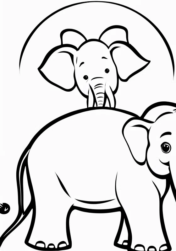 Elephant Coloring Pages