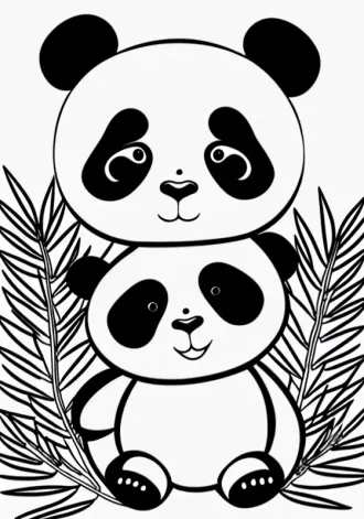 Panda Coloring Pages